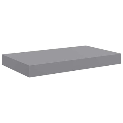Scaffale a Parete Grigio 40x23,5x3,8 cm in MDF | homemem39