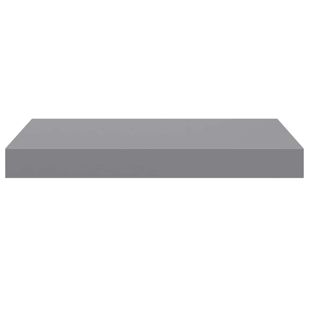 Scaffale a Parete Grigio 40x23,5x3,8 cm in MDF