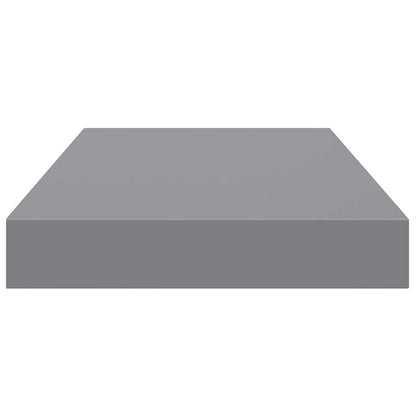 Scaffale a Parete Grigio 40x23,5x3,8 cm in MDF | homemem39