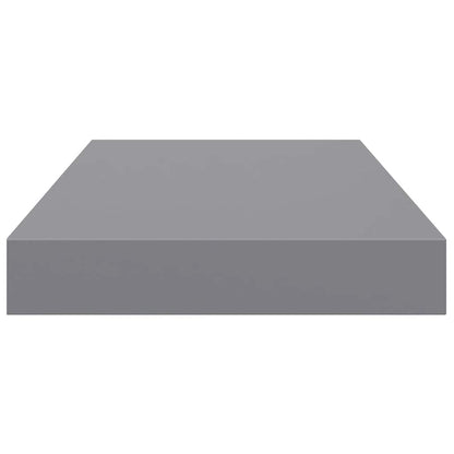 Scaffali a Parete 2 pz Grigi 40x23,5x3,8 cm in MDF | homemem39