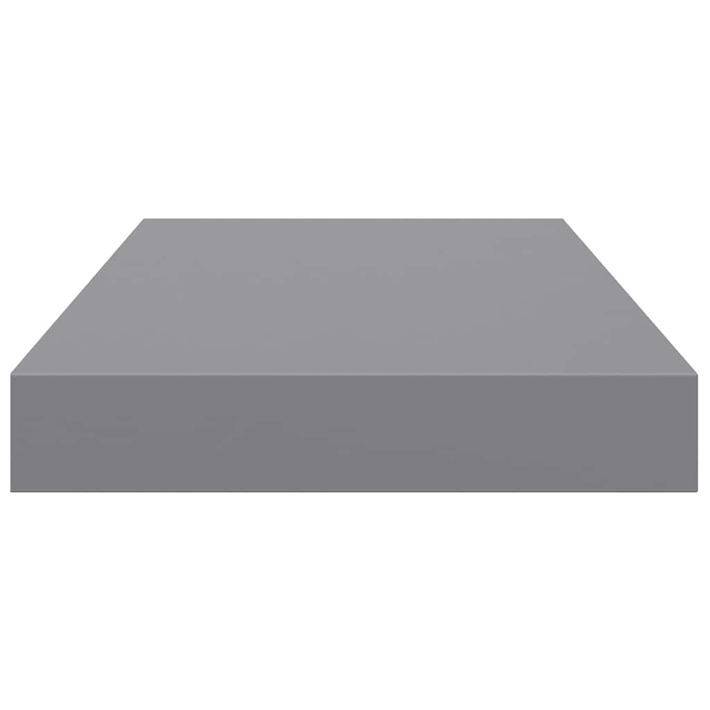 Scaffali a Parete 4 pz Grigi 40x23,5x3,8 cm in MDF | homemem39