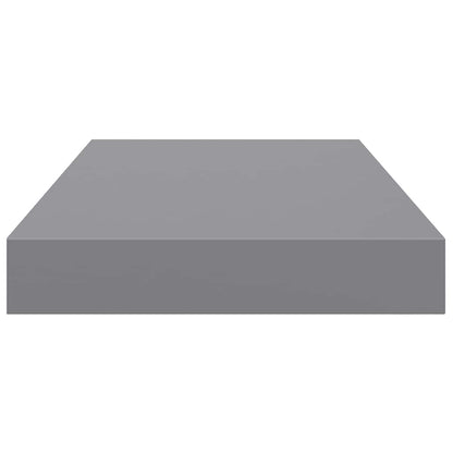 Scaffali a Parete 4 pz Grigi 40x23,5x3,8 cm in MDF | homemem39
