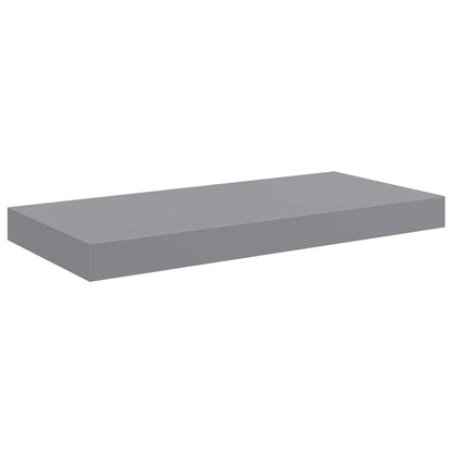 Scaffale a Parete Grigio 50x23,5x3,8 cm in MDF | homemem39
