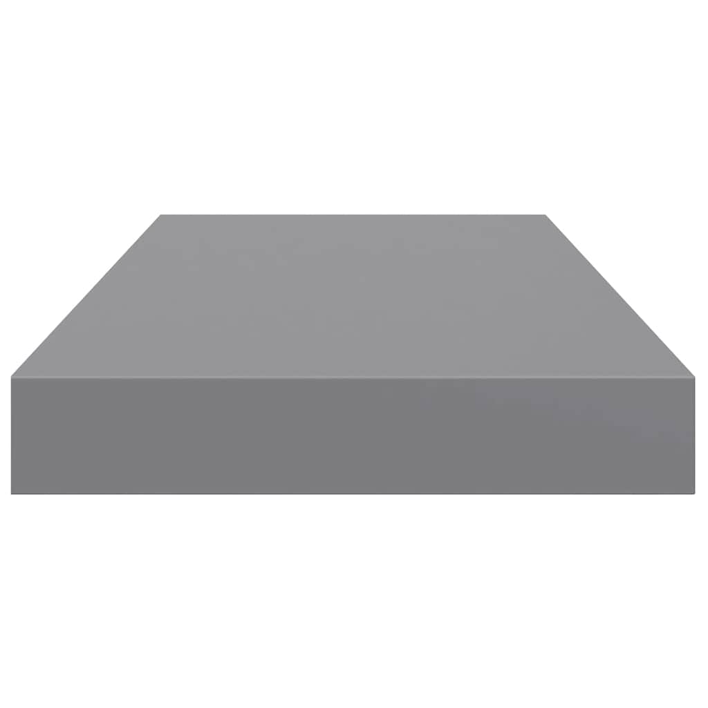 Scaffale a Parete Grigio 50x23,5x3,8 cm in MDF | homemem39