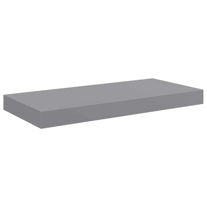 Scaffali a Parete 2 pz Grigi 50x23,5x3,8 cm in MDF | homemem39