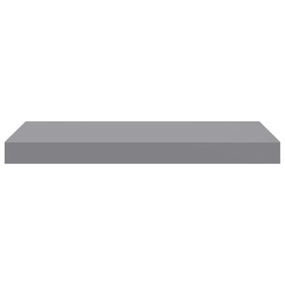 Scaffali a Parete 2 pz Grigi 50x23,5x3,8 cm in MDF | homemem39