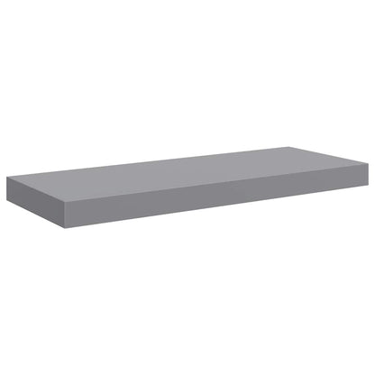 Scaffale a Parete Grigio 60x23,5x3,8 cm in MDF | homemem39