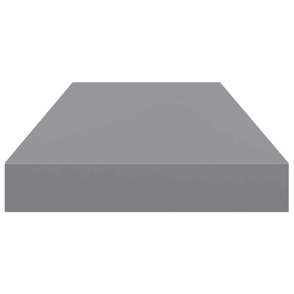 Scaffale a Parete Grigio 60x23,5x3,8 cm in MDF | homemem39