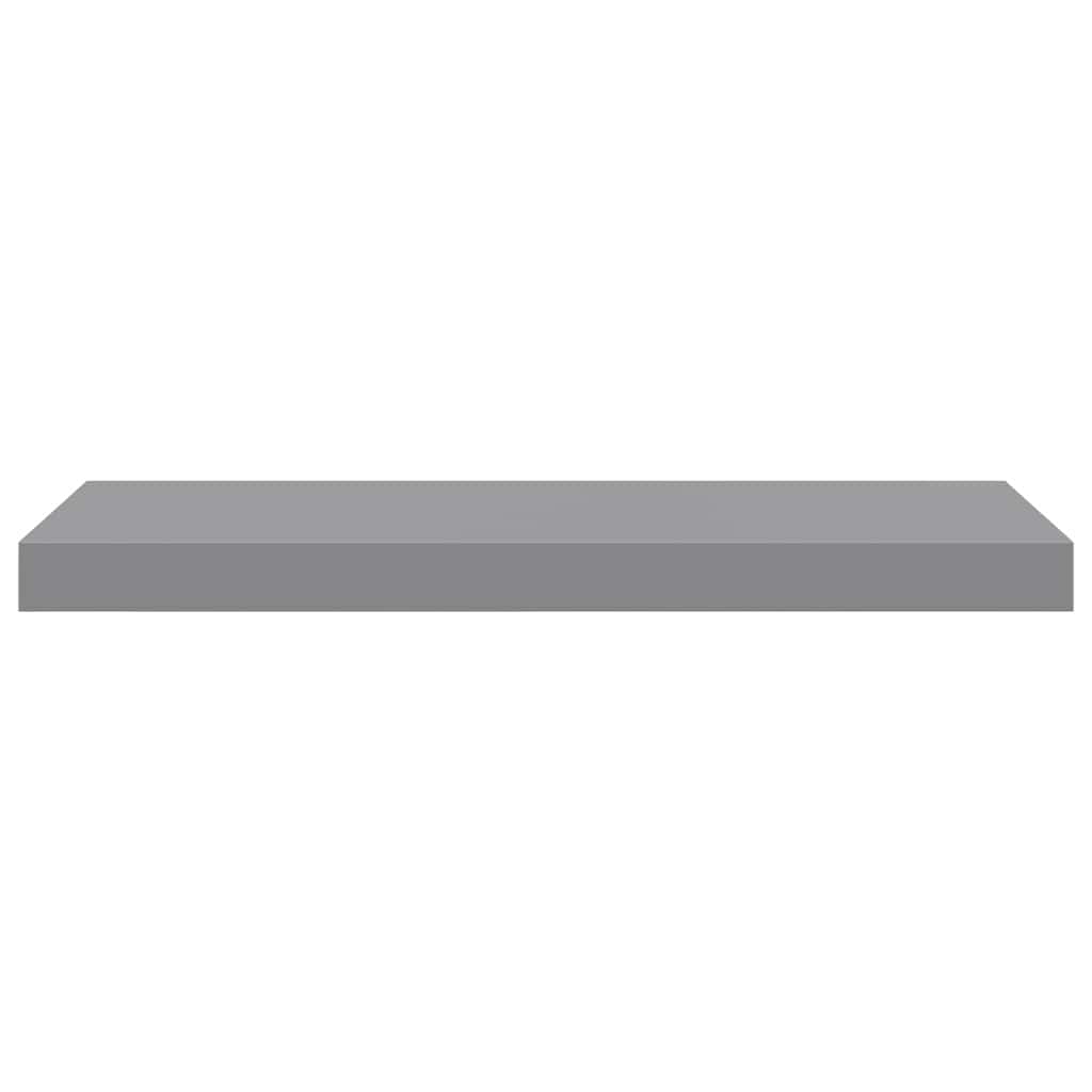 Scaffali a Parete 2 pz Grigi 60x23,5x3,8 cm in MDF | homemem39