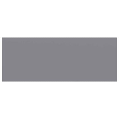 Scaffali a Parete 2 pz Grigi 60x23,5x3,8 cm in MDF