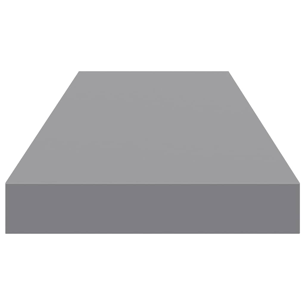 Scaffali a Parete 4 pz Grigi 80x23,5x3,8 cm in MDF | homemem39