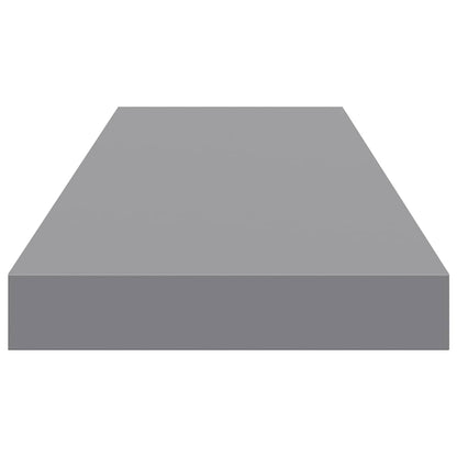 Scaffali a Parete 4 pz Grigi 80x23,5x3,8 cm in MDF | homemem39