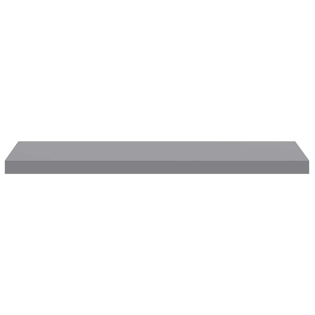 Scaffale a Parete Grigio 90x23,5x3,8 cm in MDF