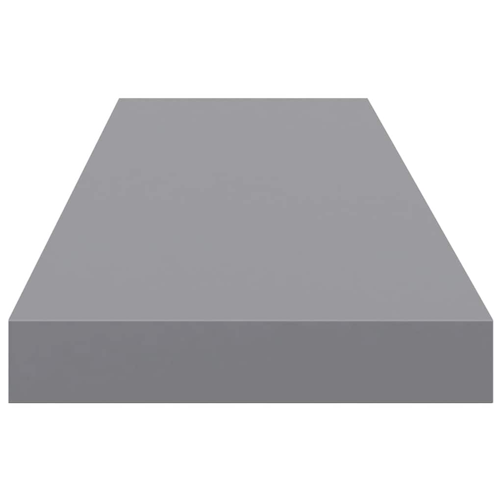 Scaffali a Parete 4 pz Grigi 90x23,5x3,8 cm in MDF | homemem39