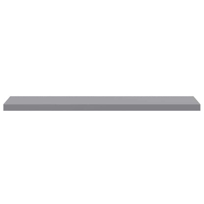 Scaffale a Parete Grigio 120x23,5x3,8 cm in MDF | homemem39