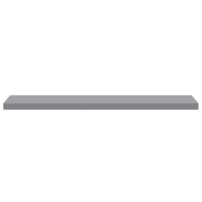 Scaffale a Parete Grigio 120x23,5x3,8 cm in MDF