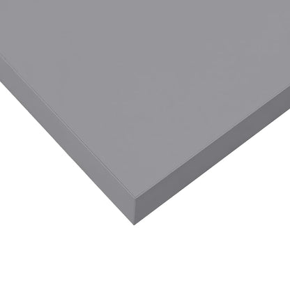 Scaffale a Parete Grigio 120x23,5x3,8 cm in MDF | homemem39