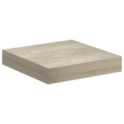 Scaffale a Parete Rovere 23x23,5x3,8 cm in MDF | homemem39