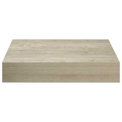 Scaffale a Parete Rovere 23x23,5x3,8 cm in MDF