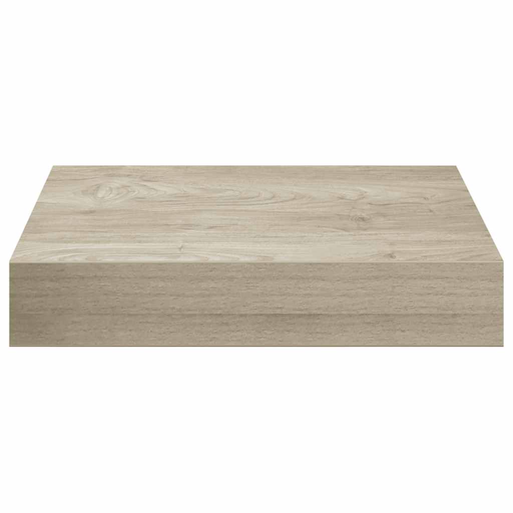 Scaffali a Parete 4 pz Rovere 23x23,5x3,8 cm in MDF | homemem39