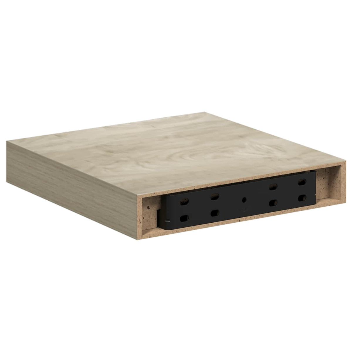 Scaffali a Parete 4 pz Rovere 23x23,5x3,8 cm in MDF