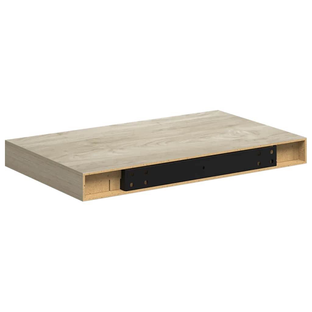 Scaffali a Parete 4 pz Rovere 40x23,5x3,8 cm in MDF | homemem39
