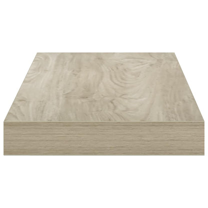 Scaffale a Parete Rovere 40x23,5x3,8 cm in MDF