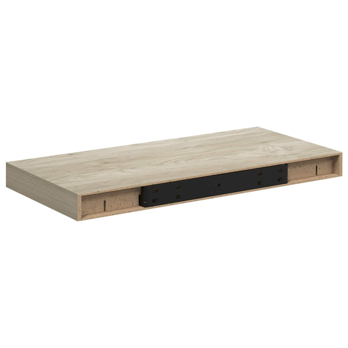 Scaffale a Parete Rovere 40x23,5x3,8 cm in MDF