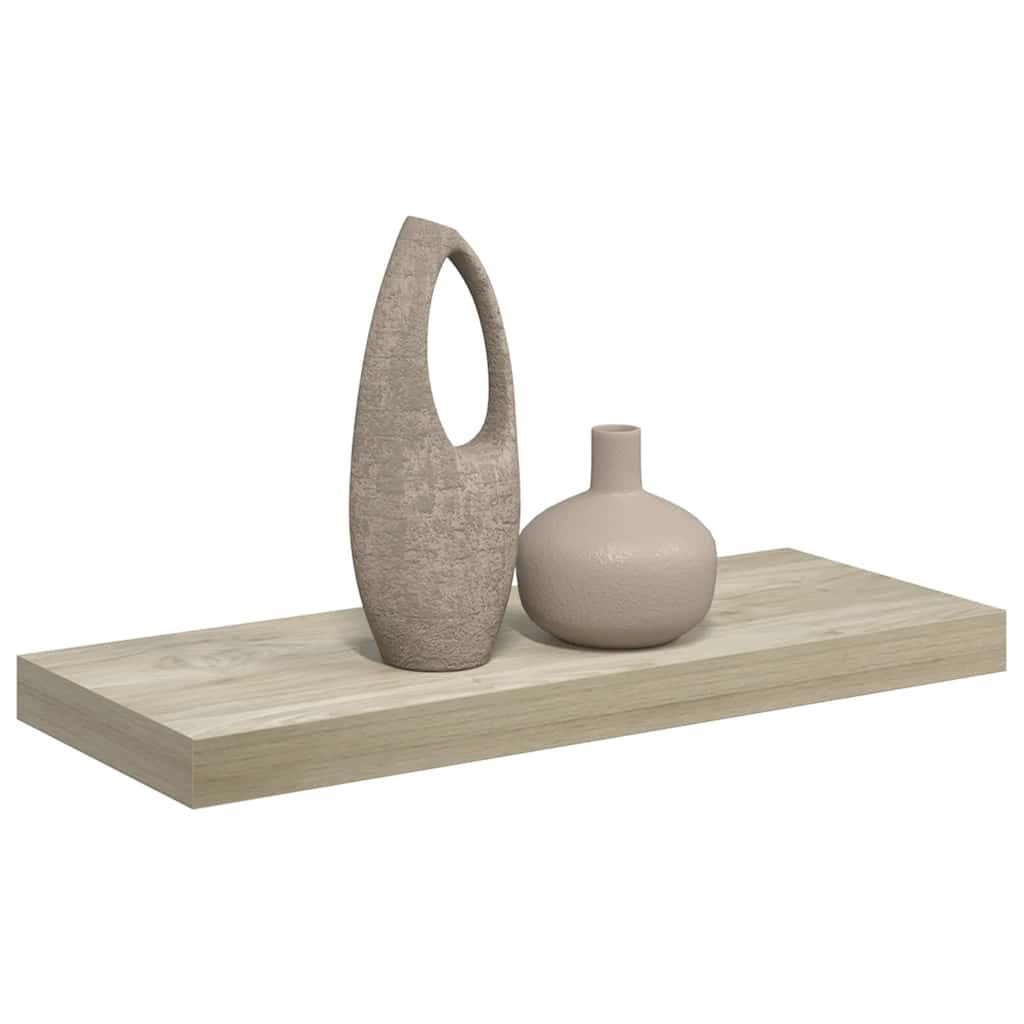 Scaffale a Parete Rovere 60x23,5x3,8 cm in MDF | homemem39
