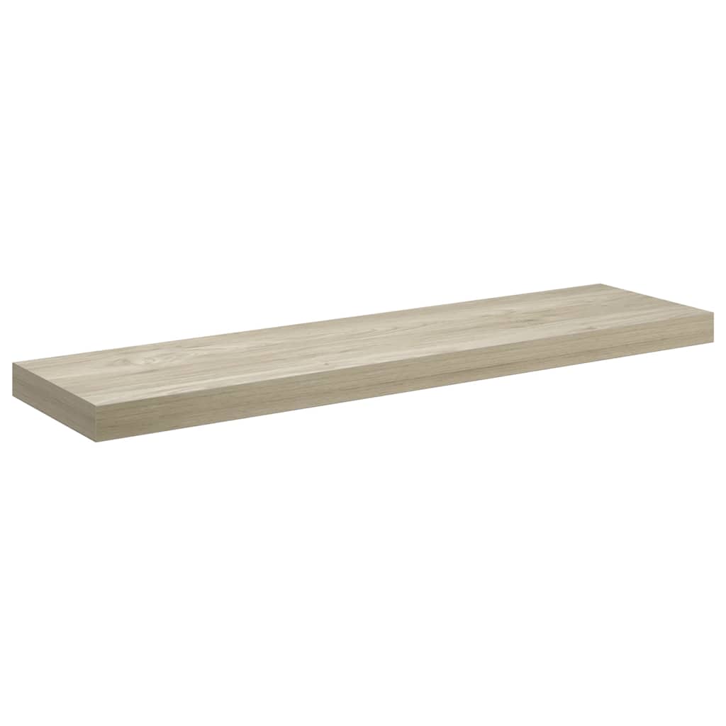 Scaffale a Parete Rovere 90x23,5x3,8 cm in MDF