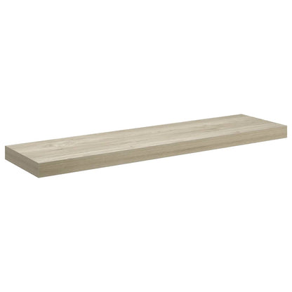Scaffale a Parete Rovere 90x23,5x3,8 cm in MDF
