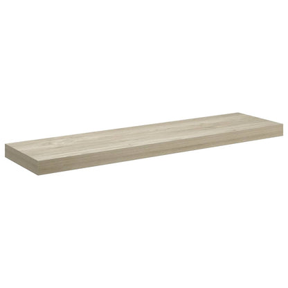 Scaffali a Parete 2 pz Rovere 90x23,5x3,8 cm in MDF | homemem39
