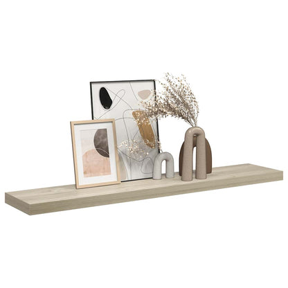 Scaffale a Parete Rovere 120x23,5x3,8 cm in MDF | homemem39