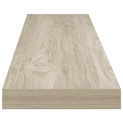 Scaffale a Parete Rovere 120x23,5x3,8 cm in MDF