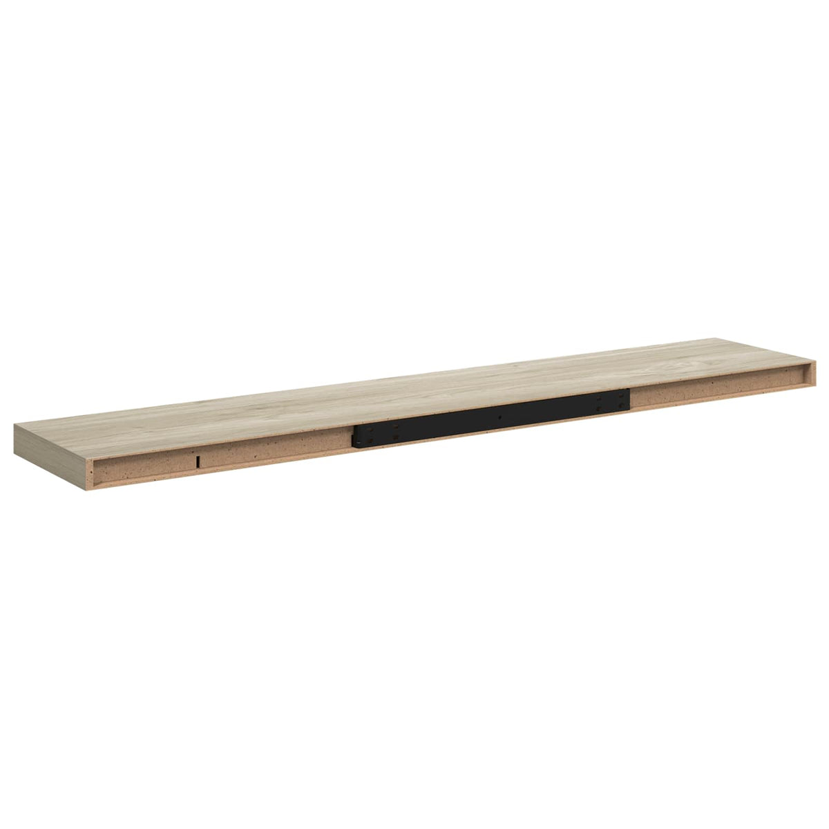 Scaffale a Parete Rovere 120x23,5x3,8 cm in MDF