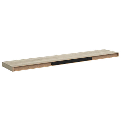 Scaffale a Parete Rovere 120x23,5x3,8 cm in MDF