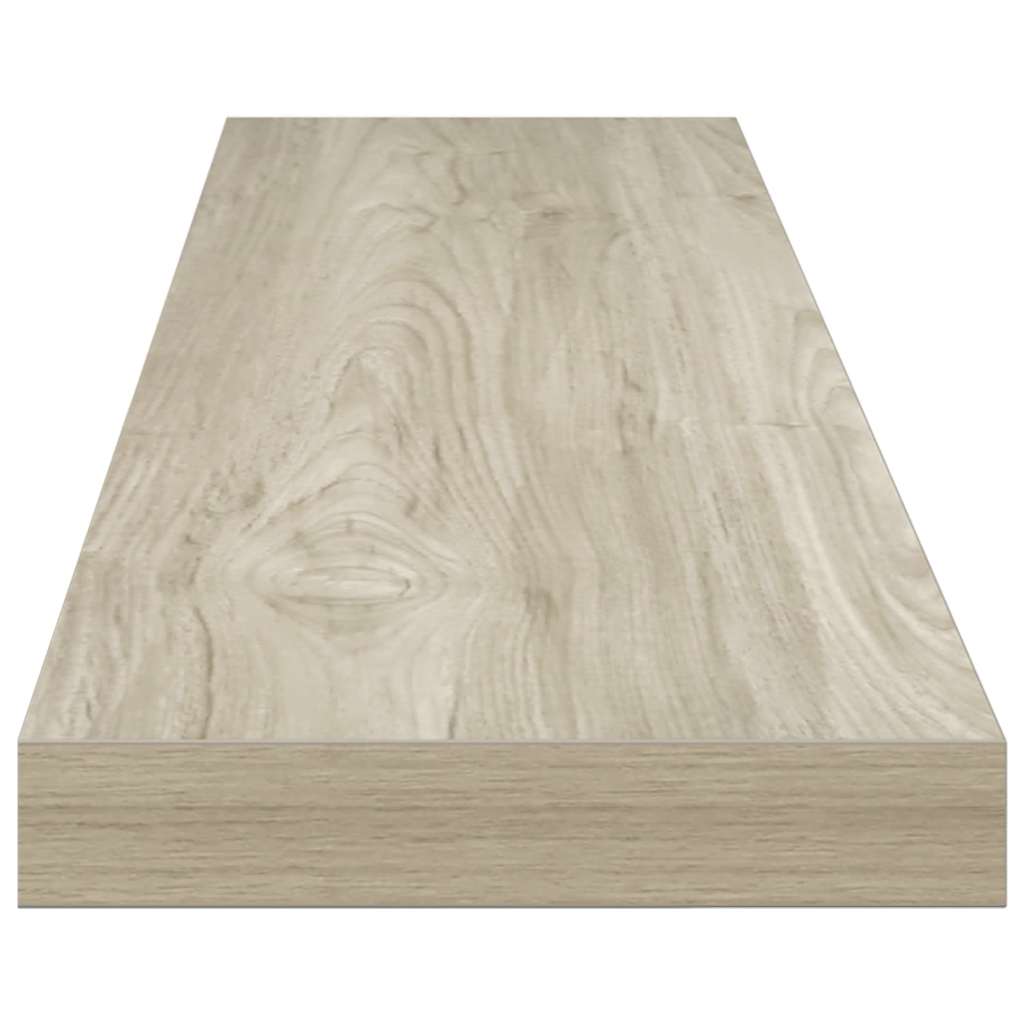 Scaffali a Parete 2 pz Rovere 120x23,5x3,8 cm in MDF | homemem39