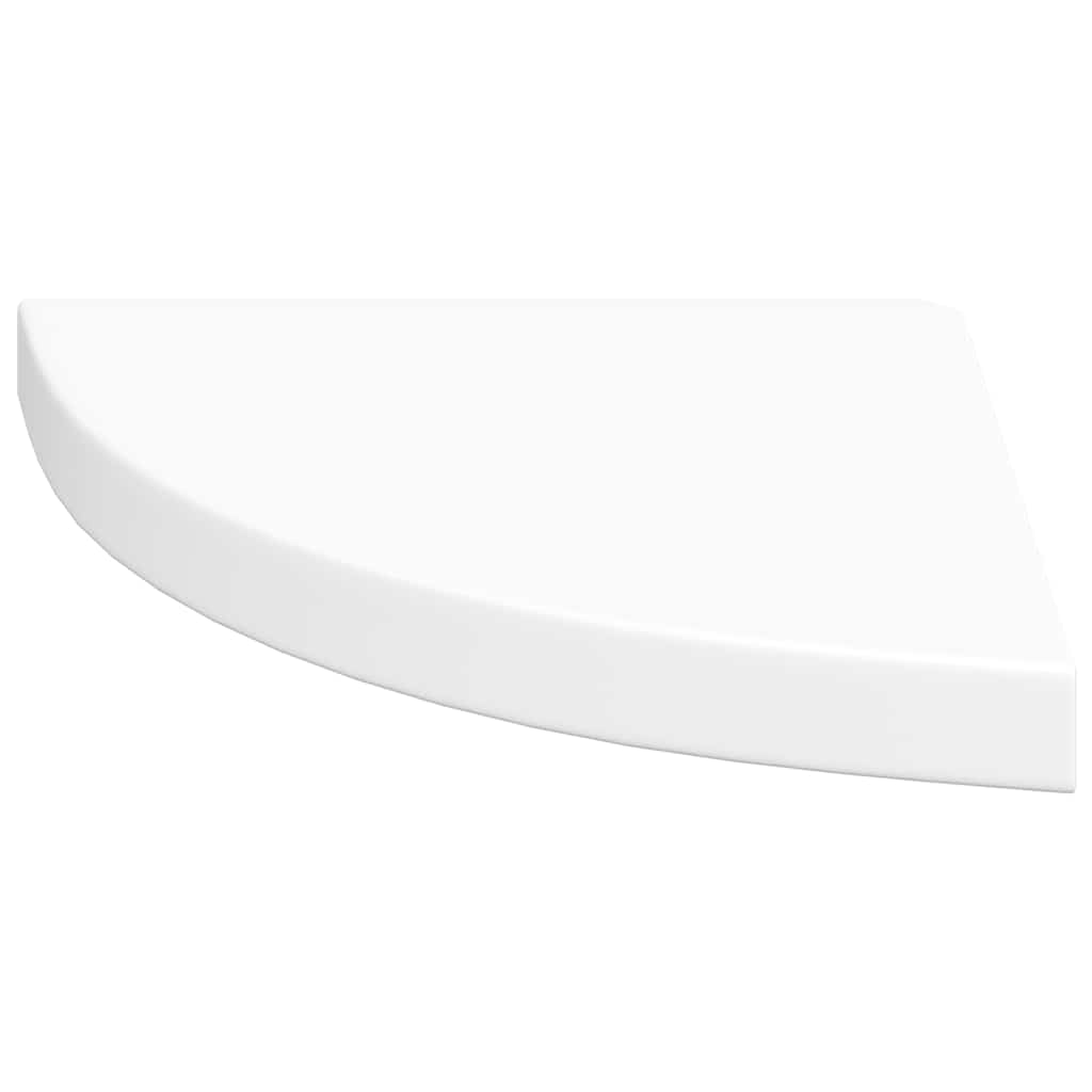 Scaffali Angolari a Parete 4 pz Bianchi 35x35x3,8 cm in MDF | homemem39