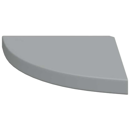 Scaffali Angolari a Parete 4 pz Grigi 35x35x3,8 cm in MDF | homemem39