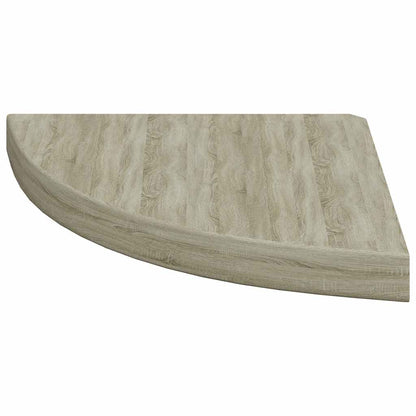 Scaffali Angolari a Parete 2 pz Rovere 35x35x3,8 cm in MDF | homemem39