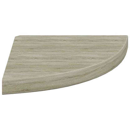 Scaffali Angolari a Parete 4 pz Rovere 35x35x3,8 cm in MDF | homemem39