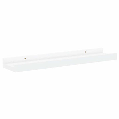 Mensole con Sporgenza 2 pz Bianche 40x9x3 cm MDF | homemem39