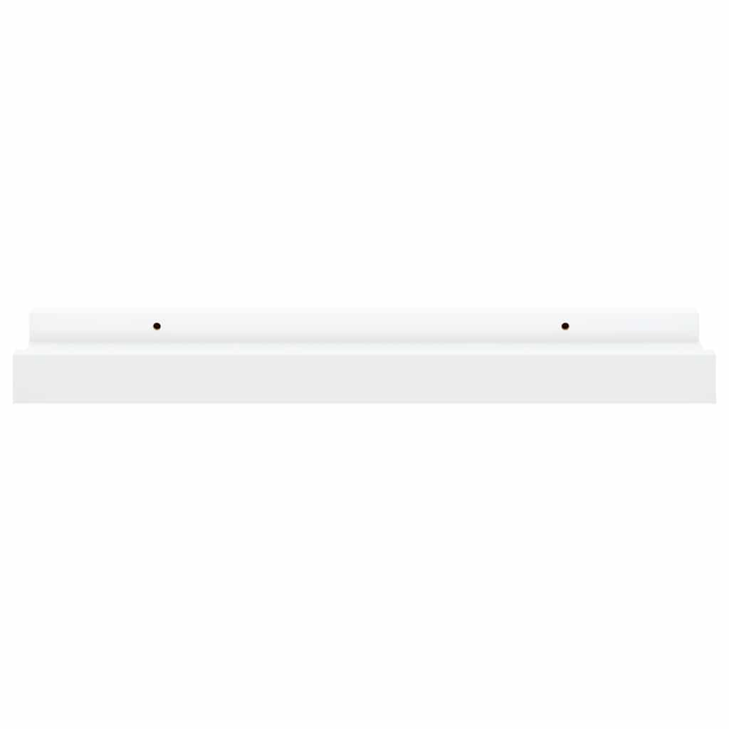 Mensole con Sporgenza 2 pz Bianche 40x9x3 cm MDF | homemem39