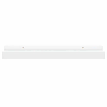 Mensole con Sporgenza 2 pz Bianche 40x9x3 cm MDF | homemem39