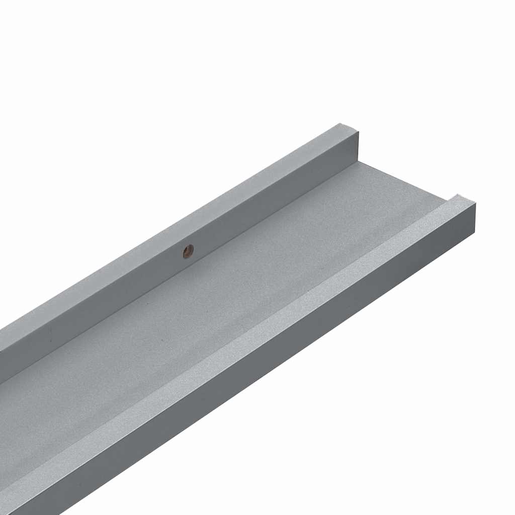 Mensole Loggia per Foto 2 pz Grigie 40x9x3 cm in MDF | homemem39