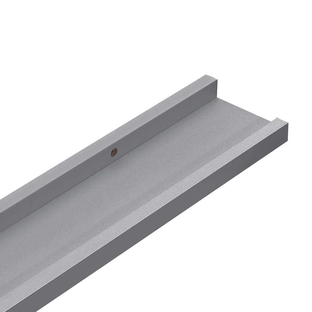 Mensole Loggia per Foto 2 pz Grigie 60x9x3 cm in MDF | homemem39