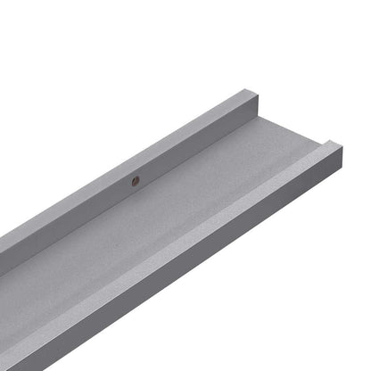 Mensole Loggia per Foto 2 pz Grigie 80x9x3 cm in MDF | homemem39