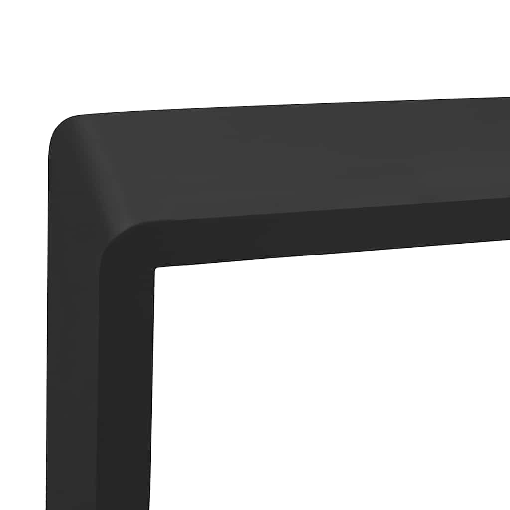 Mensole a Cubo da Parete 3 pz Nere in MDF | homemem39