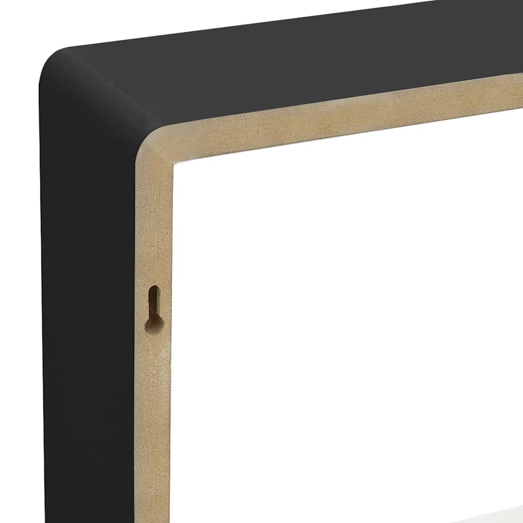 Mensole a Cubo da Parete 3 pz Nere in MDF | homemem39
