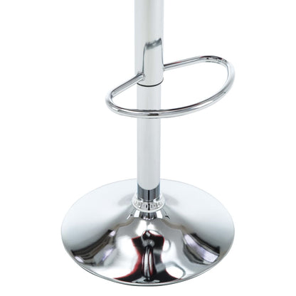 Sgabelli da Bar 2 pz Rossi in Similpelle